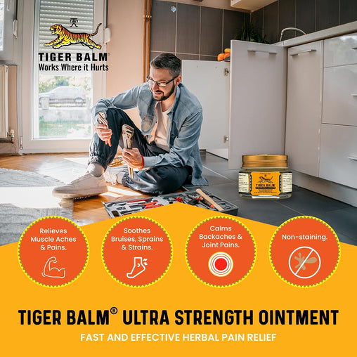 Tiger Balm Ultra Strength Pain Relieving Ointment – 50 g
