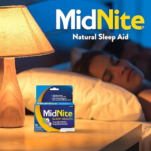 Midnite Sleep Health Supplement Cherry, 1.5 mg Melatonin, 30 Count