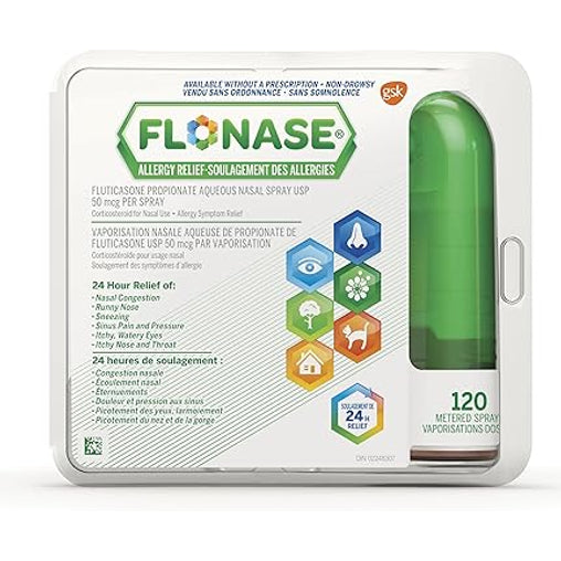 Flonase Allergy Relief Nasal Spray, 120 Sprays