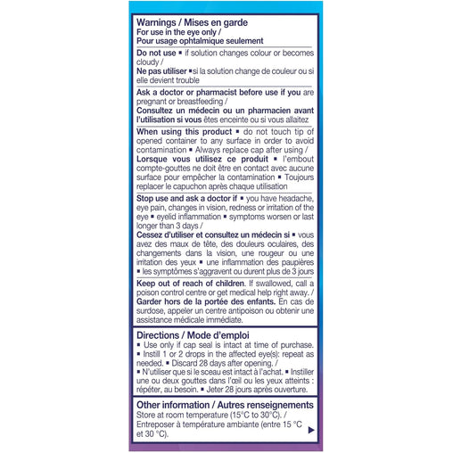 Thera Tears Lubricating Eye Drops for Dry Eyes, 30 mL