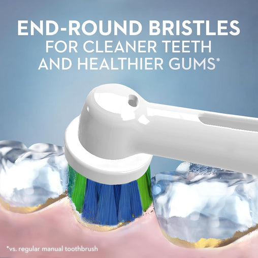 Oral-B Precision Clean Electric Toothbrush Replacement Brush Heads Refill, White - 3 Pack