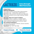 Lacteeze Chewable Extra Strength Lactase Enzyme, Natural Mint - 100 Tablets