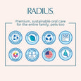 RADIUS Vanilla Mint Dental Floss 55 Yards