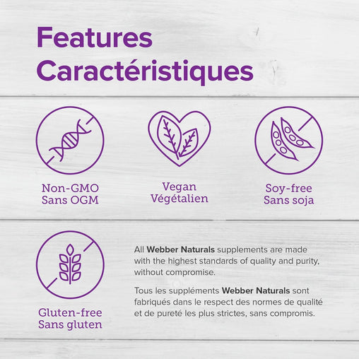 Webber Naturals Plant-Based Omega-3 Algae Oil 700mg – 60 Softgels