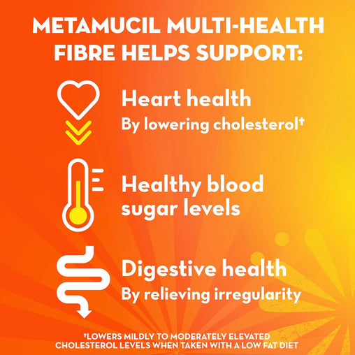 Metamucil 3 in 1 MultiHealth Fibre Capsules - 160 ct