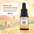 Orange Naturals - Kids Vitamin D3 Drops 400IU - 15ml
