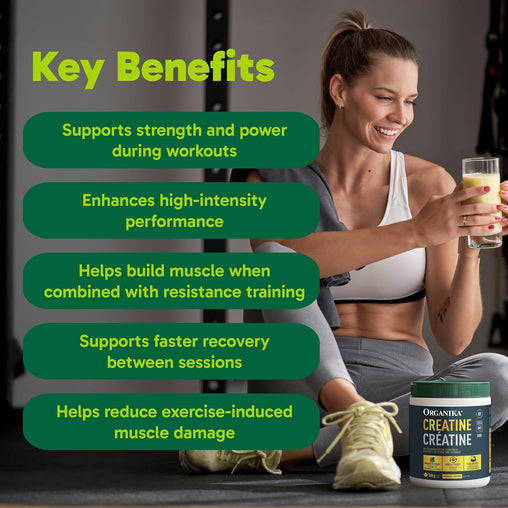 Organika Creatine Micronized Monohydrate Powder – 500 g