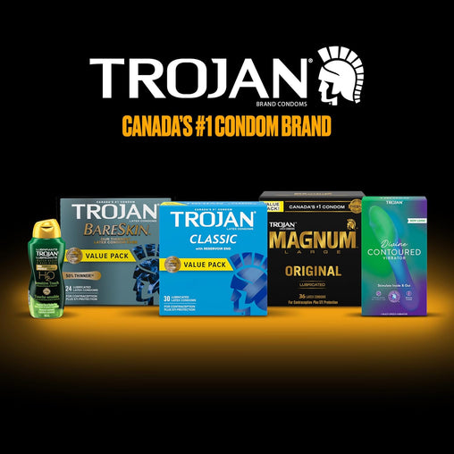 Trojan Magnum Original Large Size Lubricated Condoms – 36 Pack