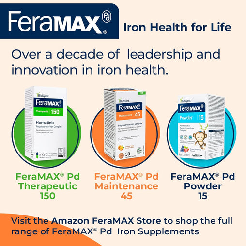 FeraMAX Pd Maintenance 45 Iron Supplement – 30 Caplets