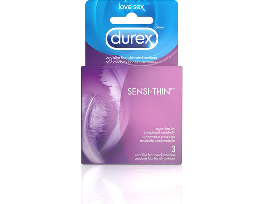 Durex Sensi-Thin Ultra Thin Lubricated Condoms – 3 Pack