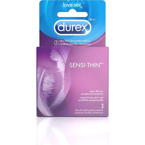 Durex Sensi-Thin Ultra Thin Lubricated Condoms – 3 Pack