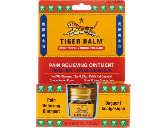 Tiger Balm Red Strong Extra Strength Pain Relieving Ointment – 18 g