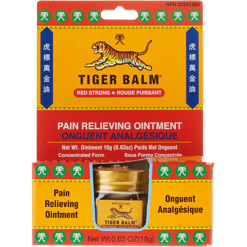 Tiger Balm Red Strong Extra Strength Pain Relieving Ointment – 18 g
