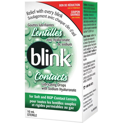 Blink Contacts Lubricating Drops, 10 mL