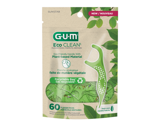 GUM Eco Clean Mint Flossers - 60 Count product image