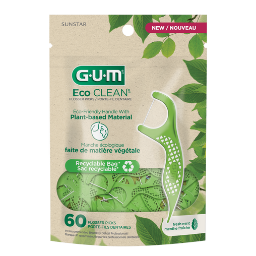 GUM Eco Clean Mint Flossers - 60 Count product image