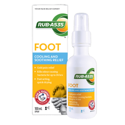 Rub•A535 Foot Cooling & Soothing Relief Spray, 100 mL