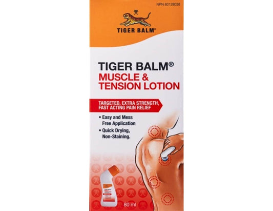 Tiger Balm Pain Relief Lotion - 80 mL product packaging