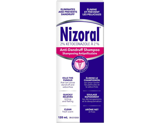 Nizoral Anti-Dandruff Shampoo, 2% Ketoconazole 120ml