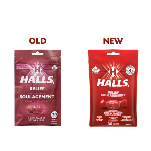Halls - Relief Mentho-Lyptus Lozenges, Cherry - 30 Lozenges - supplementary product image 2