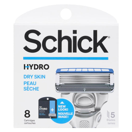 Schick Hydro Dry Skin Razor Blade Refills - 8 Count
