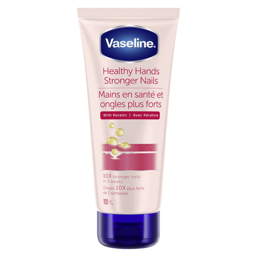 Vaseline Intensive Care Healthy Hands Stronger Nails Lotion - 100 mL product packaging