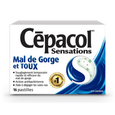 Cepacol - Sensations Sore Throat & Cough Lozenges - 16 Lozenges - French front package