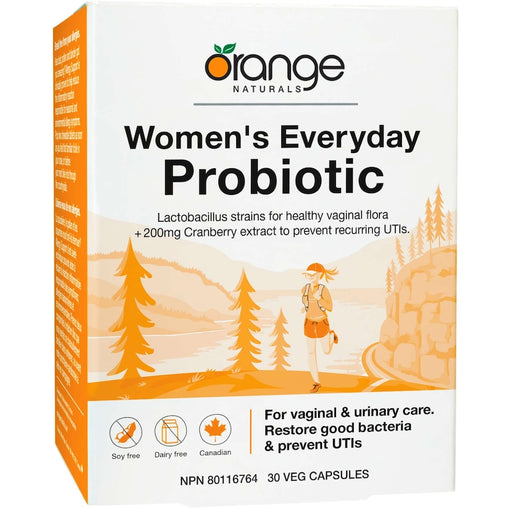 Orange Naturals Women's Everyday Probiotic, 30 Capsules