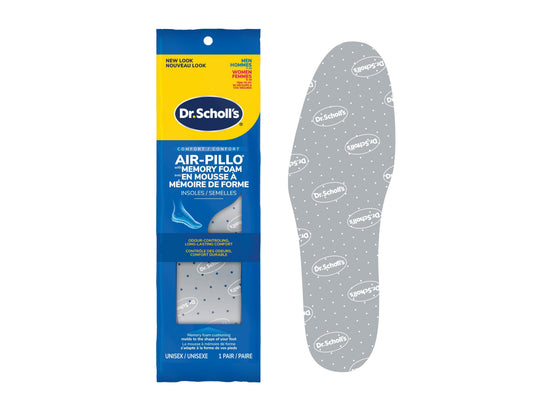 Dr. Scholl's Air-Pillo Memory Foam Insoles, Unisex - 1 Pair product packaging