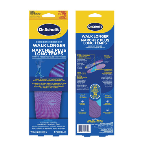 Dr. Scholl's Walk Longer Insoles for Women, Sizes 6–10 - 1 Pair product detail 2