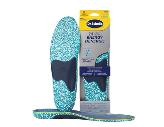 Dr. Scholl's 24-Hour Energy Insoles for Men, Sizes 8–14 - 1 Pair product packaging