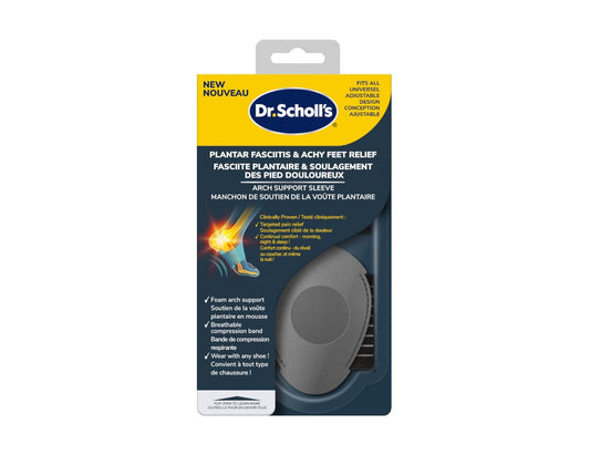 Dr. Scholl's Plantar Fasciitis Arch Support Sleeve, Unisex - 1 Count product packaging