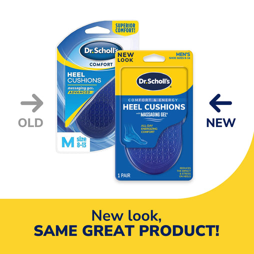 Dr. Scholl's Massaging Gel Heel Cushions for Men, Sizes 8–14 - 1 Pair product detail 2