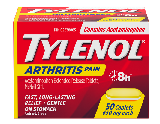 Tylenol Arthritis Pain 650 mg, 50 Caplets