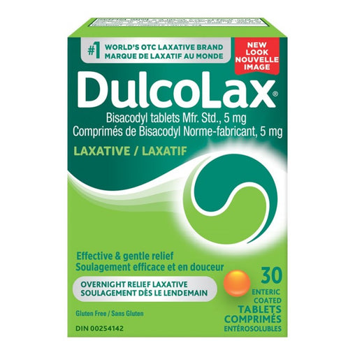 Dulcolax 5 mg Tablets - 30 Count product packaging