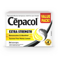 Cepacol - Extra Strength Honey Lemon Lozenges - 36 Lozenges - current product packaging