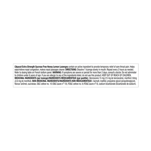 Cepacol - Extra Strength Honey Lemon Lozenges - 36 Lozenges - supplementary product image 3