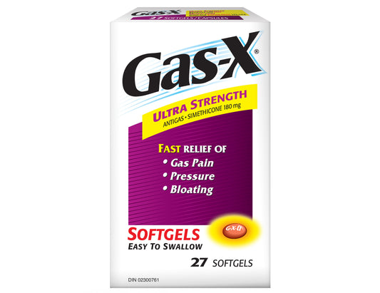 Gas-X Extra Strength Softgels 180 mg, 27 Count