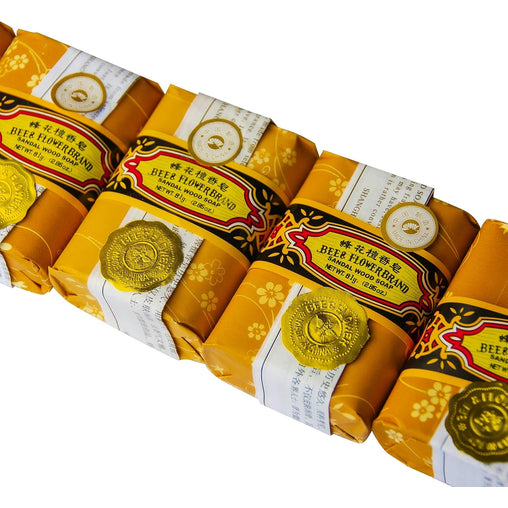 Bee & Flower Sandalwood Soap - 81g x 12 Bars