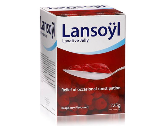 Lansoÿl Laxative Jelly, Raspberry Flavoured, 225g