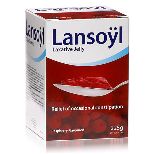 Lansoÿl Laxative Jelly, Raspberry Flavoured, 225g