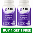 AOR Advanced B Complex – 180 Capsules (2-Pack, Total: 360 Capsules)