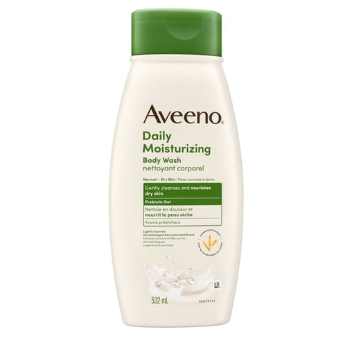 Aveeno Daily Moisturizing Body Wash - 532 mL product packaging