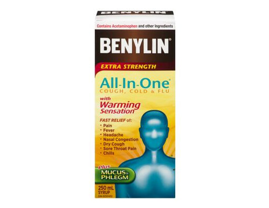 Benylin All in One With Warming Sensation 250ml