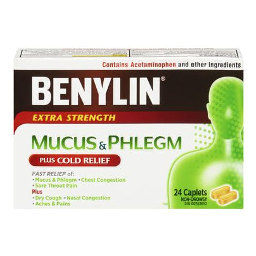 Benylin Mucus & Phlegm Relief – 24 Caplets