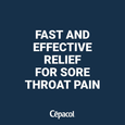 Cepacol - Sensations Sore Throat & Cough Lozenges - 16 Lozenges - sore throat relief features