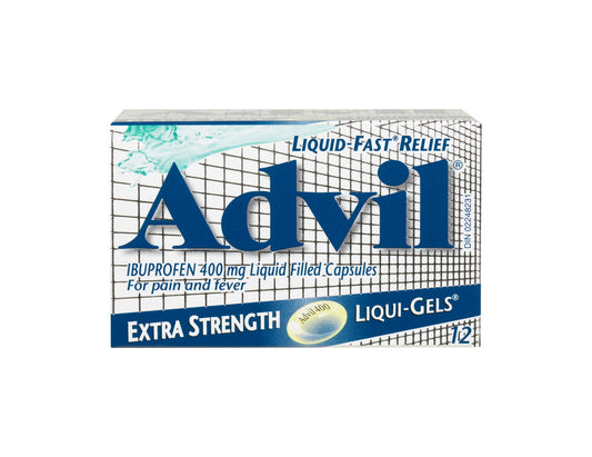 Advil Extra Strength Liqui-Gels 400mg – 12 Capsules