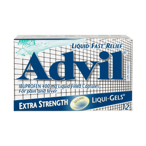 Advil Extra Strength Liqui-Gels 400mg – 12 Capsules