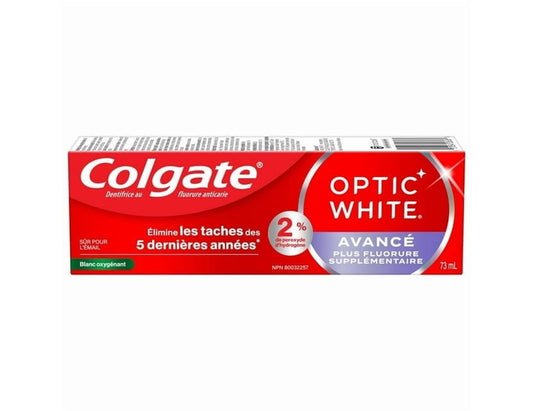 Colgate Optic White Advanced Oxygenating White Toothpaste - 73 mL product image