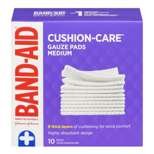 Band-Aid Medium Gauze Pads - 10 Count